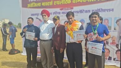 Photo of जबलपुर में चल रही 10 वी मास्टर एथलेटिक चैम्पियनशिप में पिपरिया को मिले 3 गोल्ड मेडल
