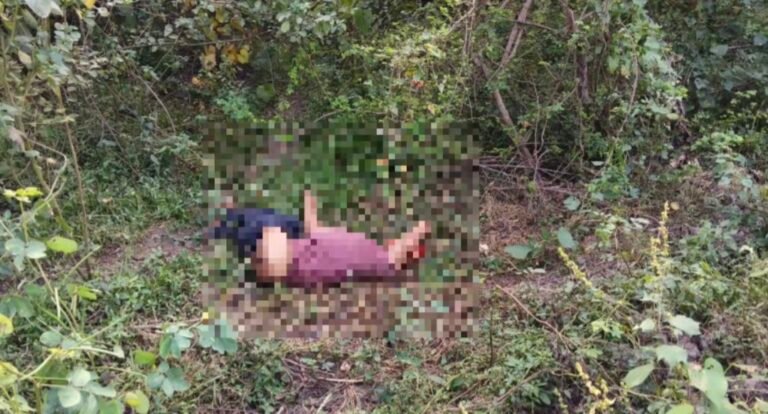 बांसखेड़ा के पास झाड़ियों में मिला अज्ञात युवक का शव, दो दिन पुराना बताया जा रहा शव